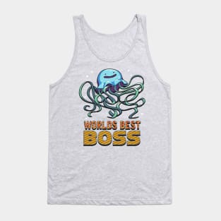 Worlds Best Boss Jellyfish Tank Top